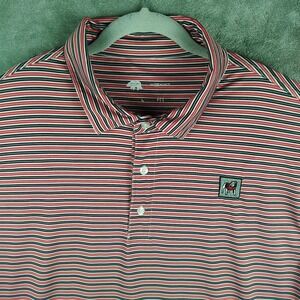 Onward Reserve Georgia Bulldogs UGA Polo Shirt Red White Black Mens 2XL